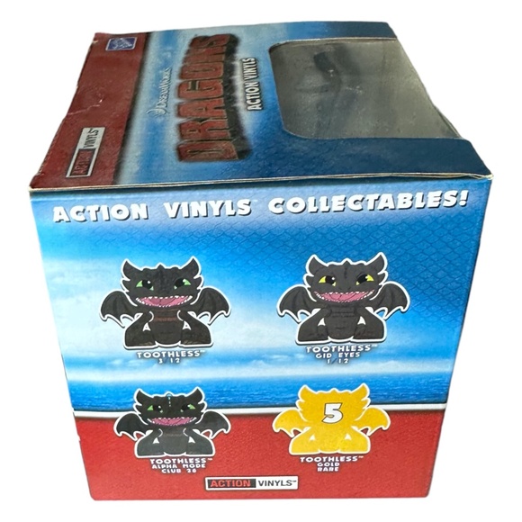 The Loyal Subjects How to Train Your Dragon Toothless Action Vinyl - Picture 5 of 6